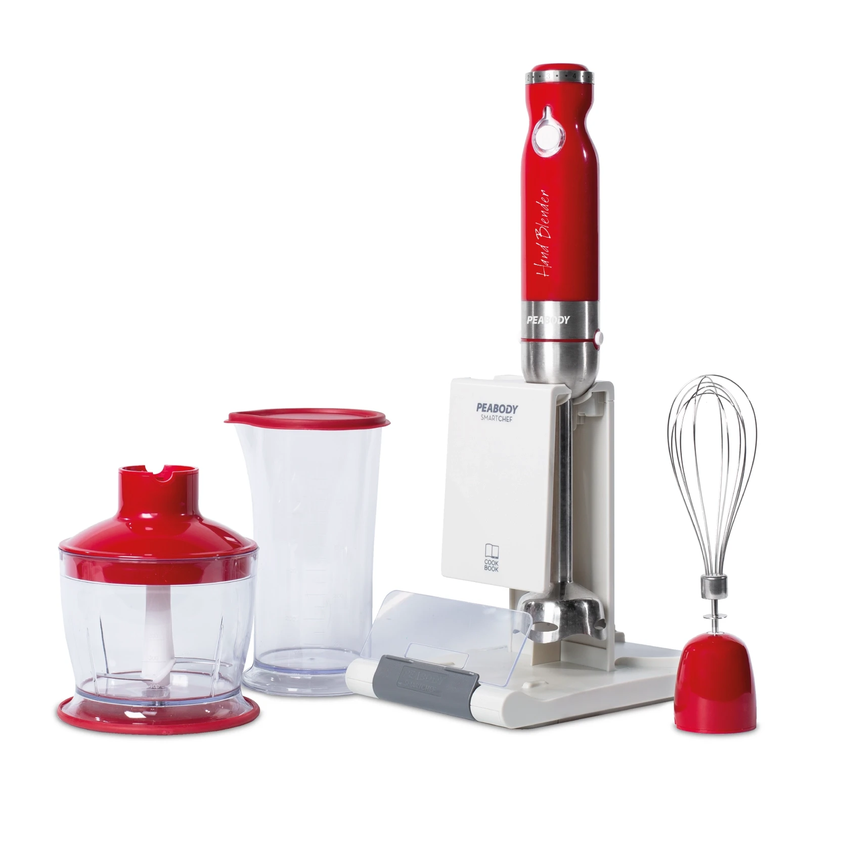 LICUADORA DE MANO PEABODY PE-LMAR327R ROJA 800W