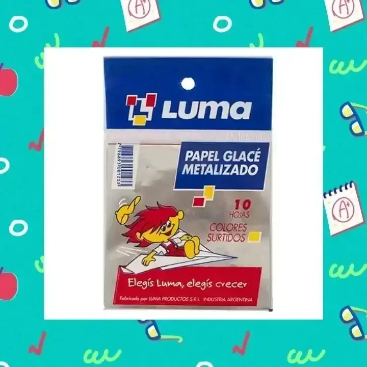 Papel Glacé Luma Metalizado.