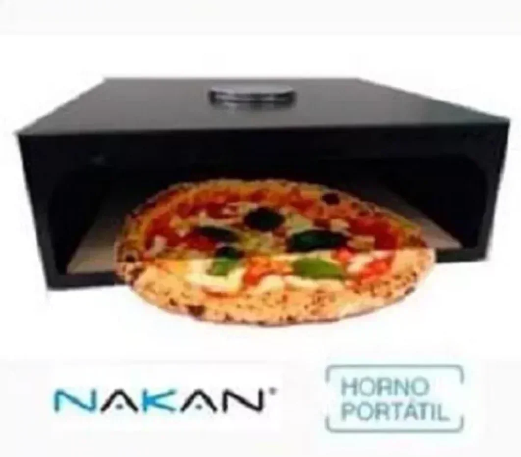  Horno Pizzero Portatil Nakan Con Piedra Y Pirometro 