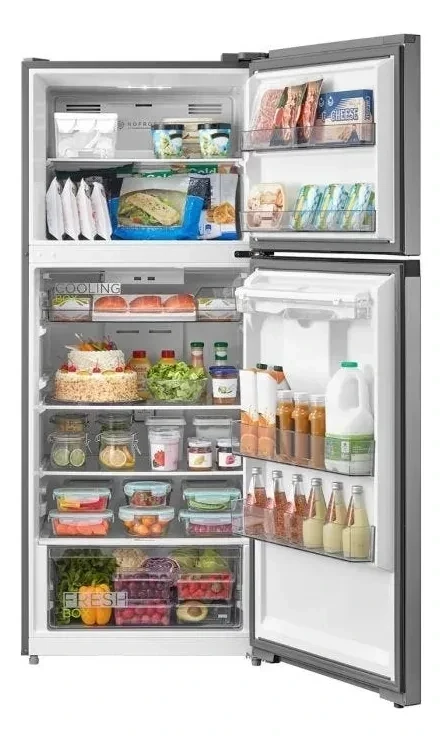 Heladera No Frost Inverter Midea Ac. Inox Top Mount 412 L 4