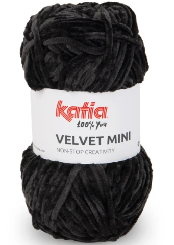 210 MINI VELVET NEGRO