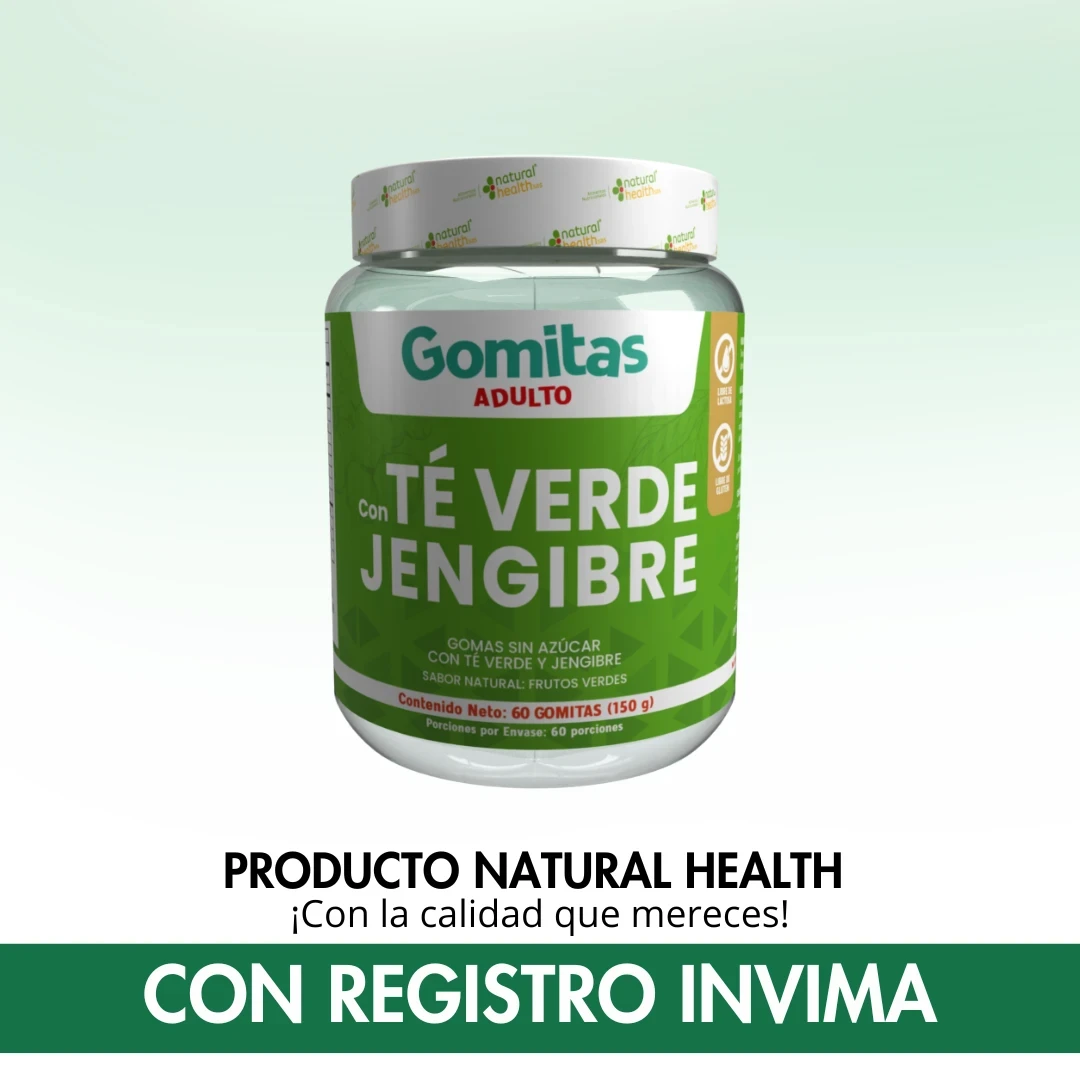 Gomas con tè verde y jenjibre  5
