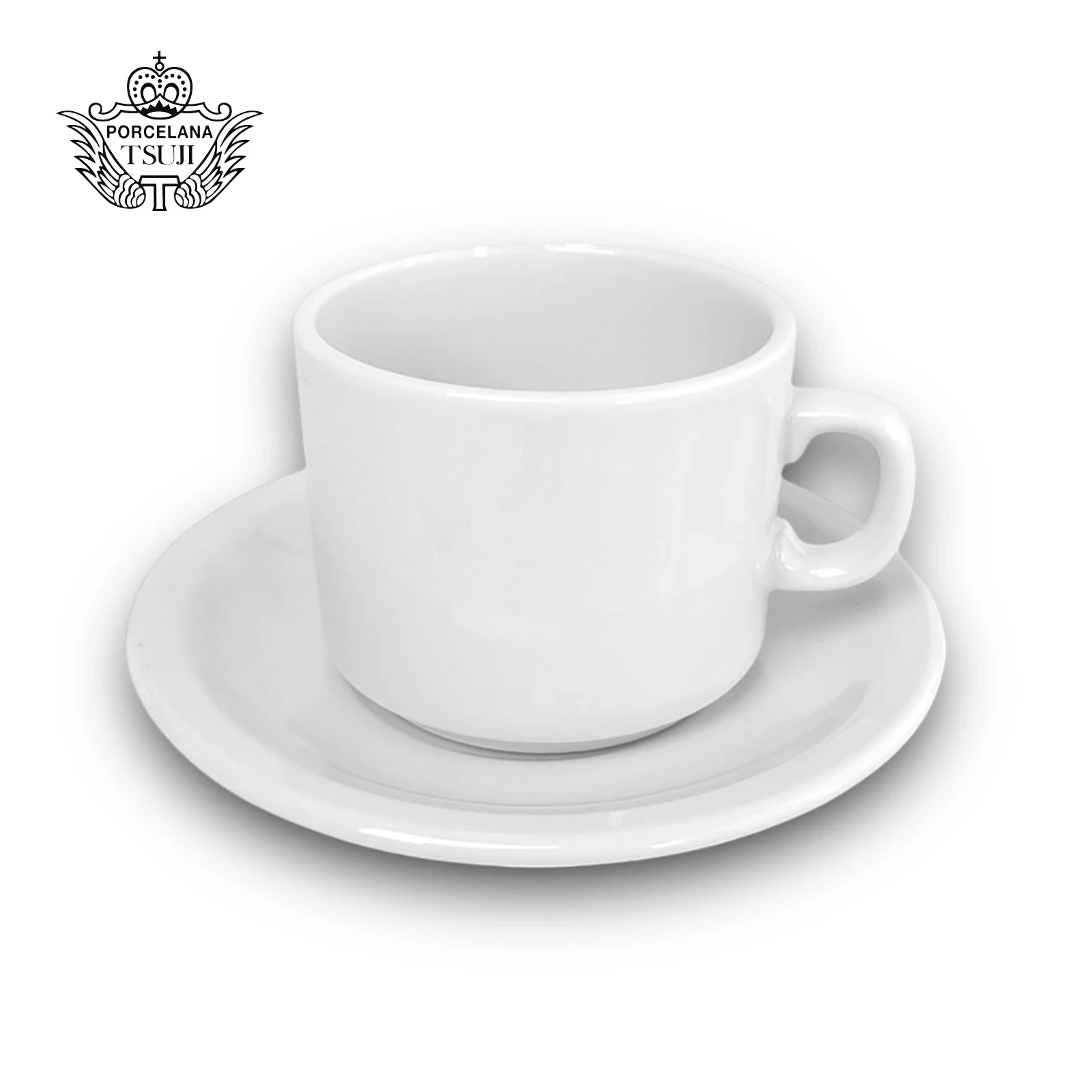Taza desayuno tsuji con plato linea 450