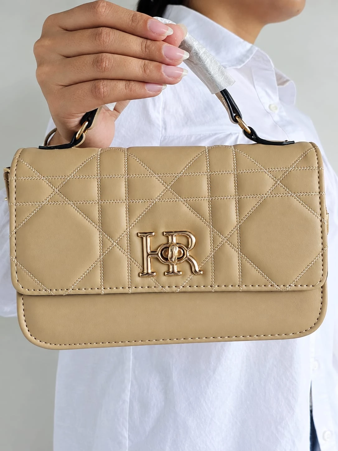 Bolso Manos Libres Beige HR 3