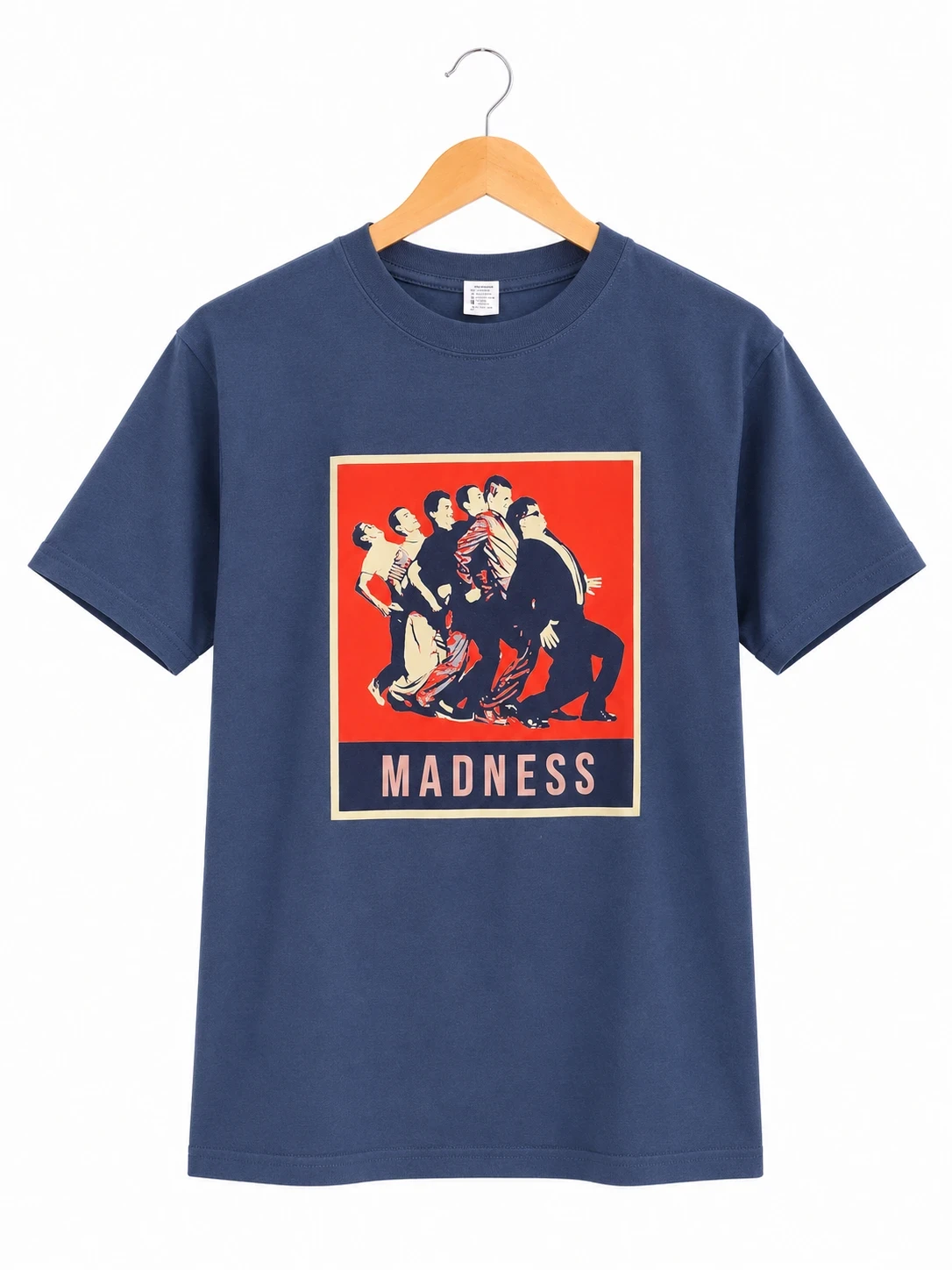 Camiseta estampada azul oscuro Mandess 