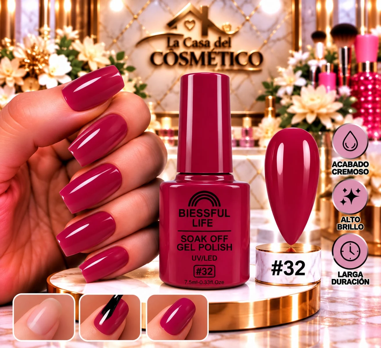 biessful life esmalte semi permanente tono 033
