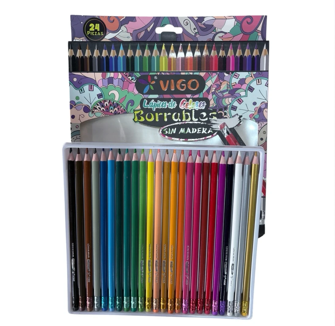 Colores borrables de 24 piezas 