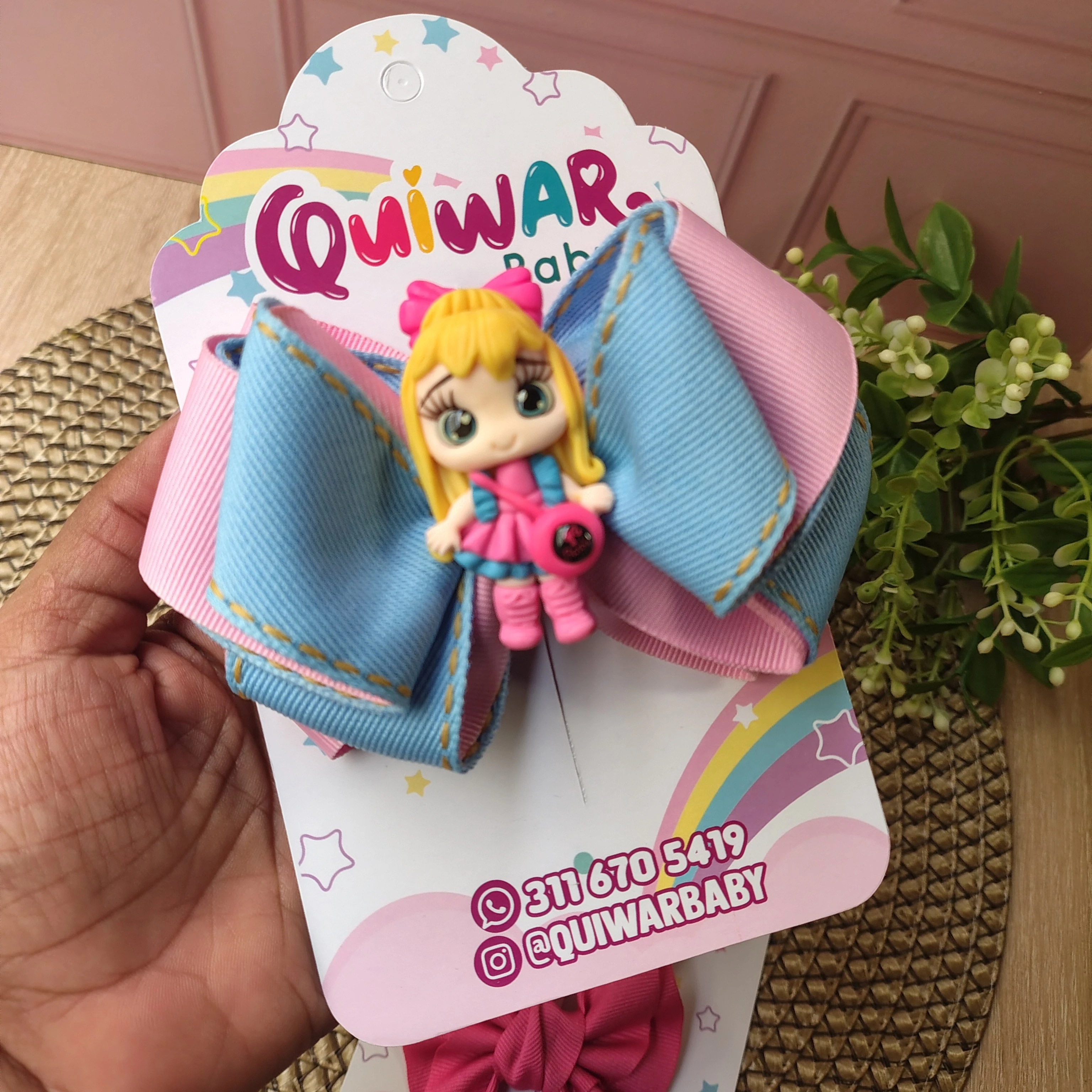 Set Barbie rosado con azul 2