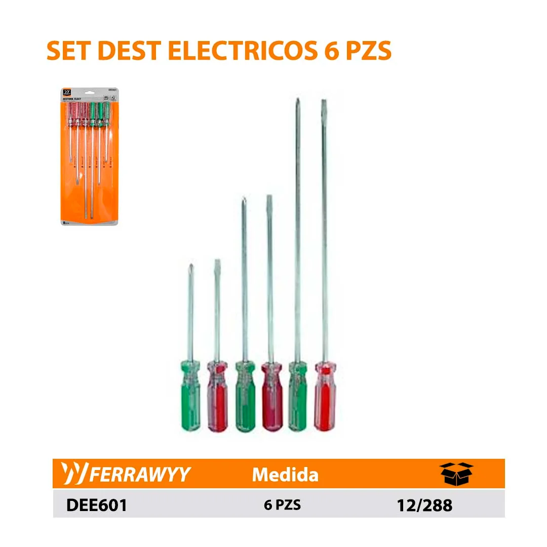 SET DEST ELECTRICOS 6 PZS
