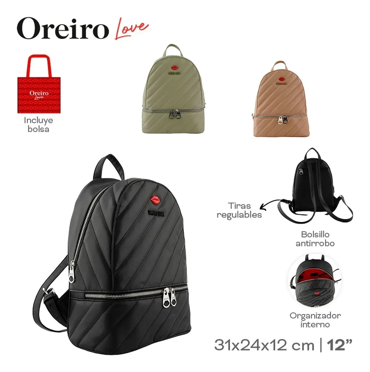 MOCHILA LAS OREIRO 28675 6