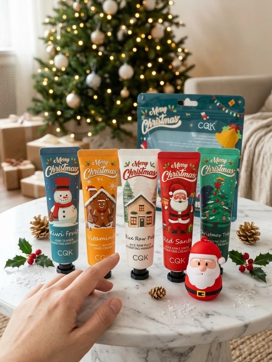 PAQUETE DE 5 CREMAS NAVIDEÑAS 