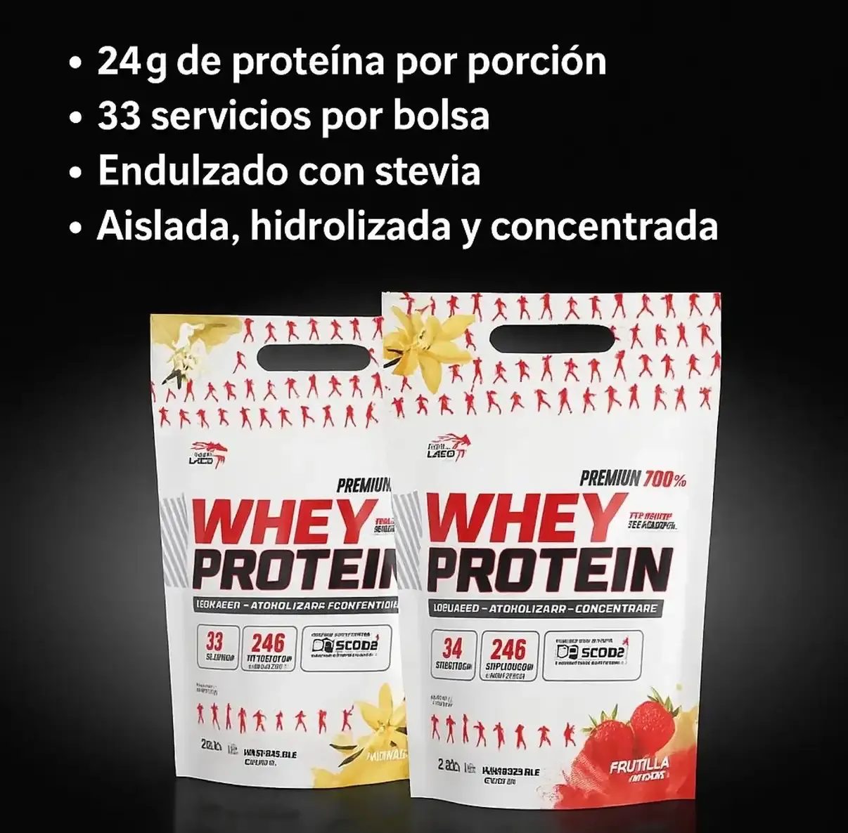 Whey Protein a base de stevia