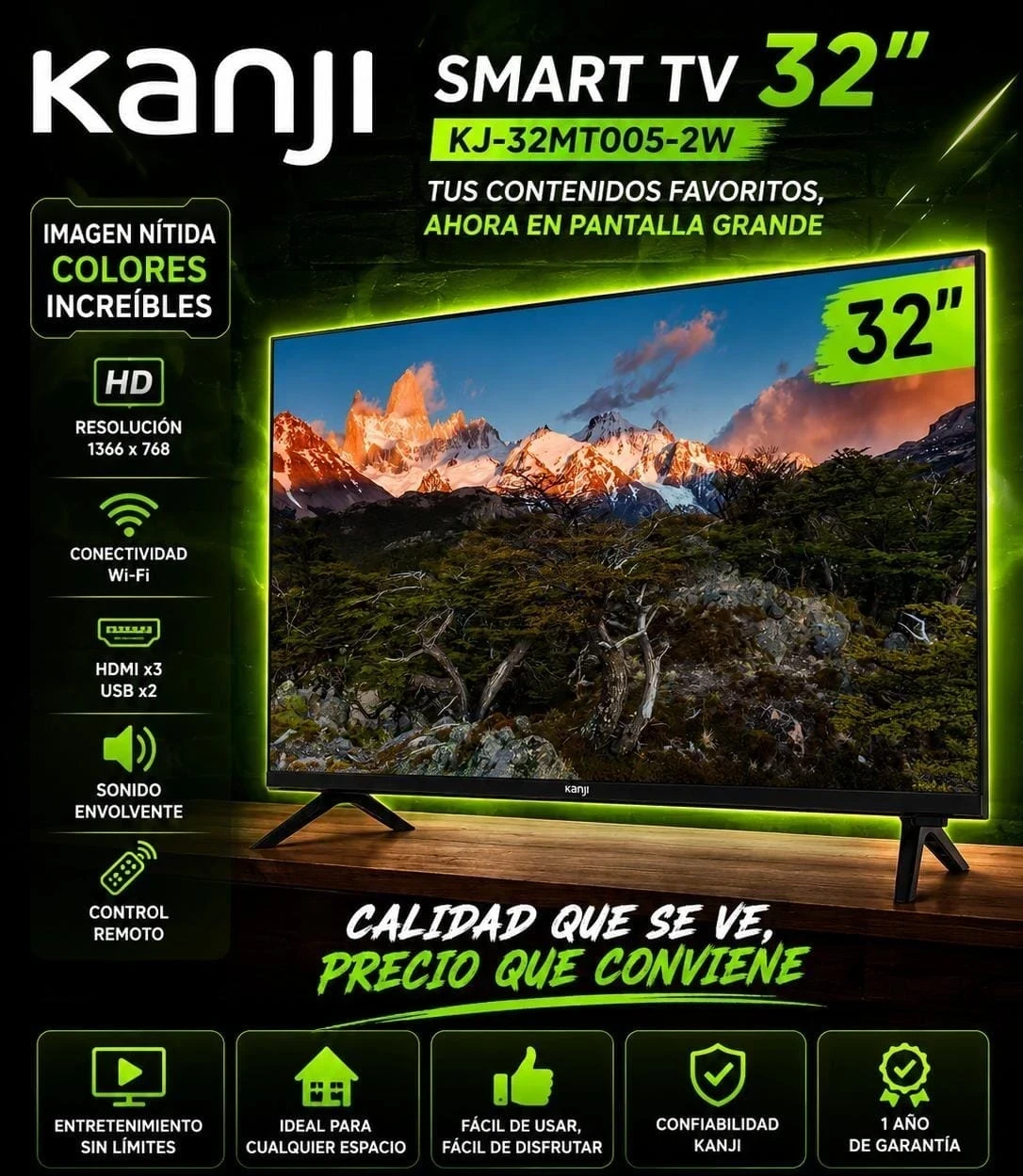 Smart Kanji 32" Android Tv