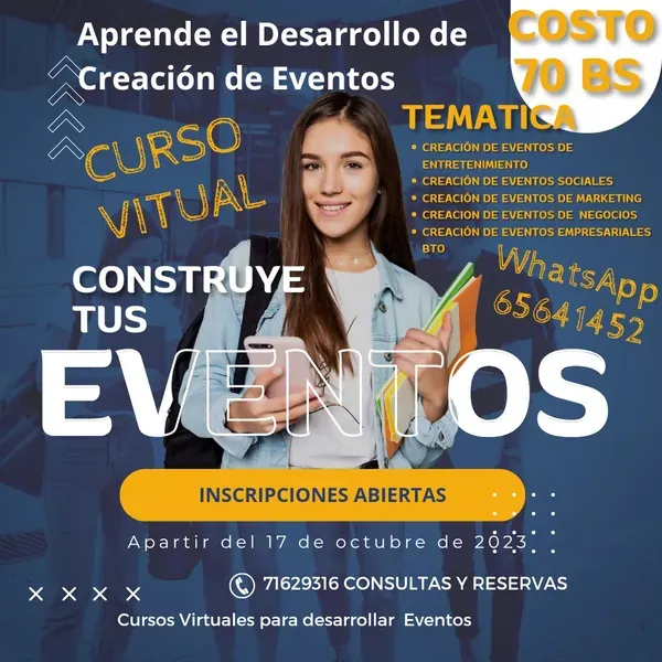 Cursos de Modelaje y Seminario Producción u Organizador de Eventos