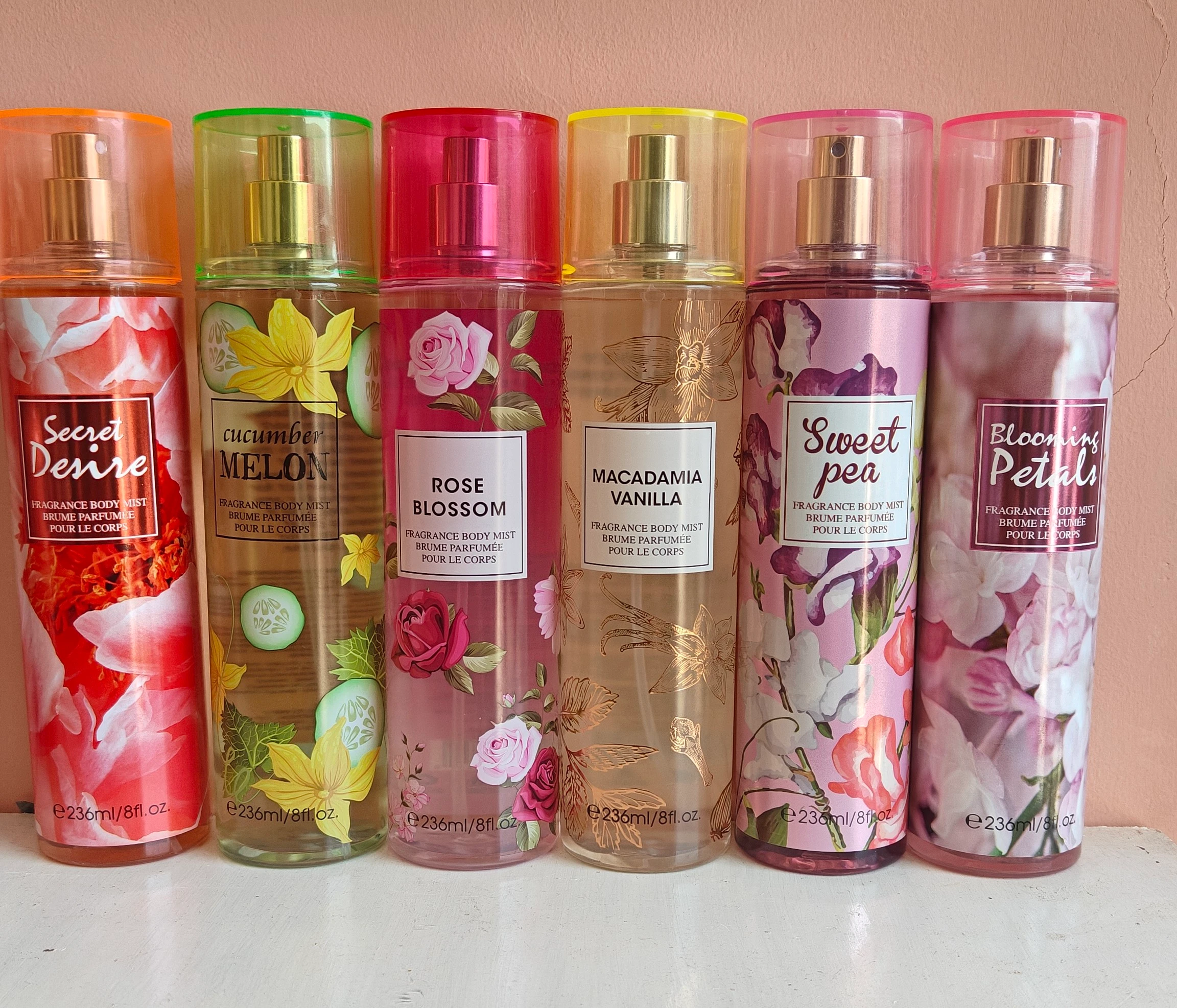 Perfumes capilares y corporales 