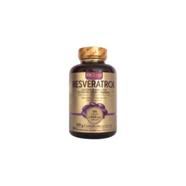 RESVERATROL 1000 MG X 100 CAPS BLANDA FITGOOD
