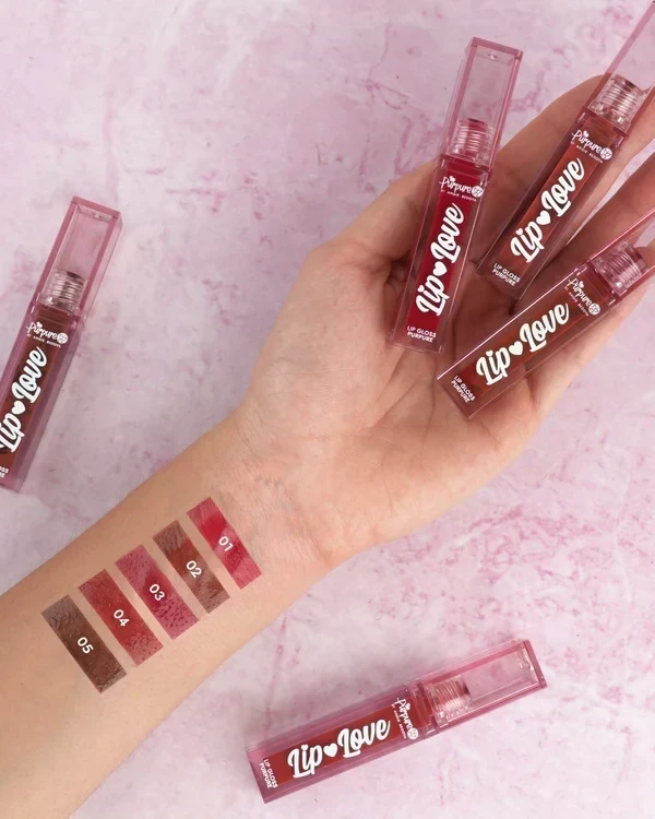 Lipgloss Koreano Lip Love Purpure 2