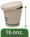 Vaso contenedor de 16 oz.