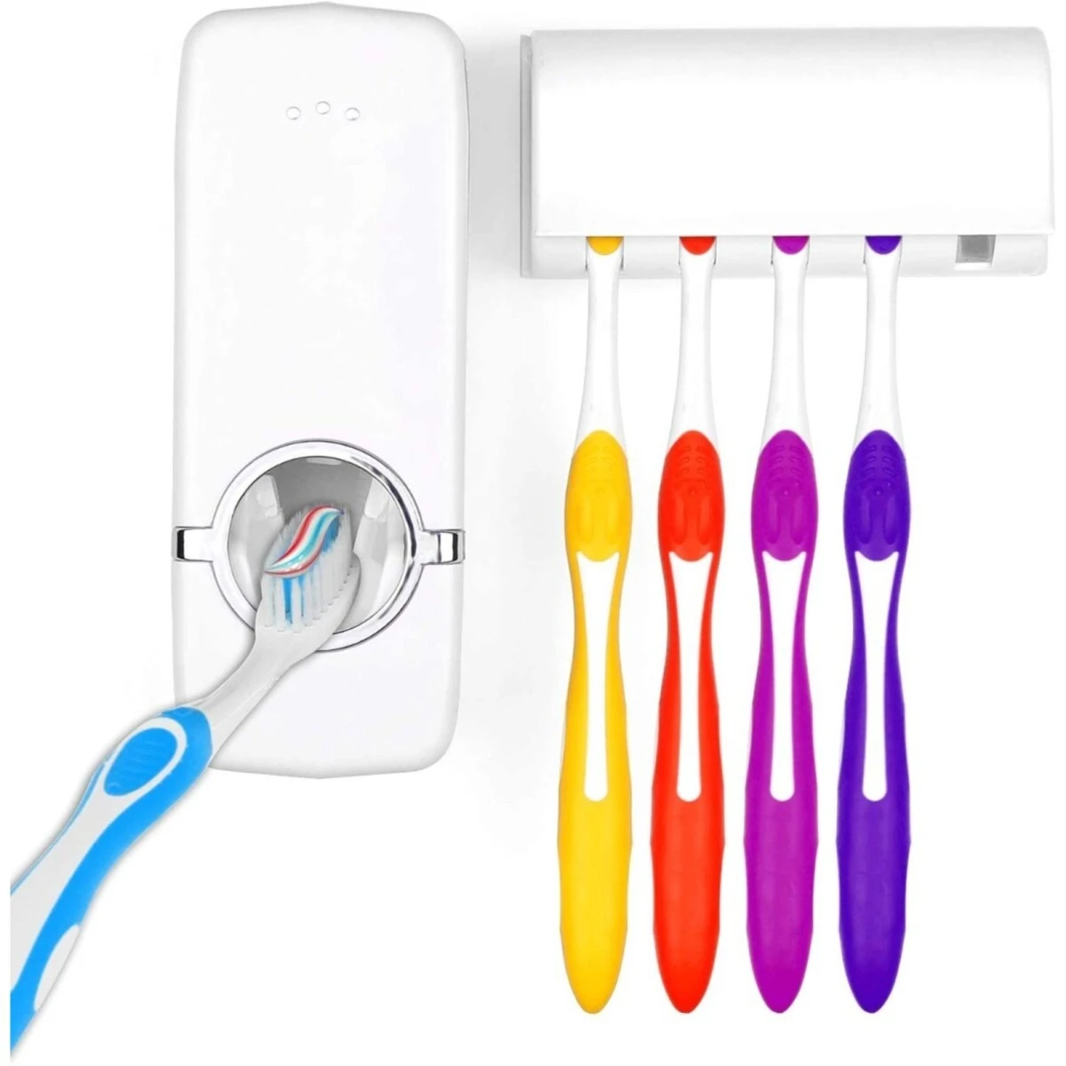 Dispensador Pasta Dental + Organizador Cepillos 