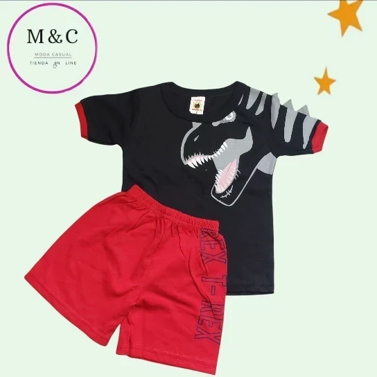 conjunto dino T-2 para bebé 