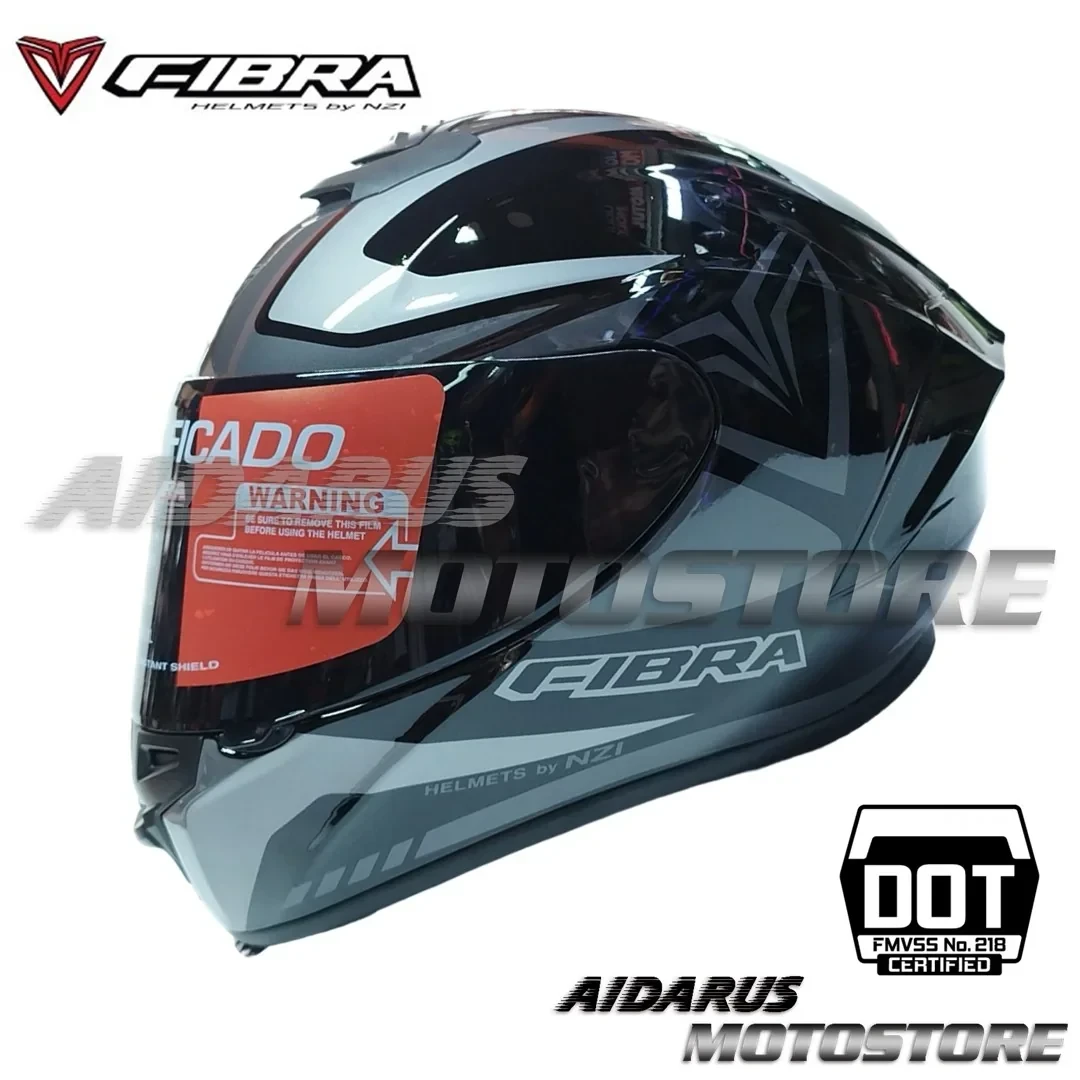 CASCO FIBRA MODELO GIGA DISEÑO BRILLO