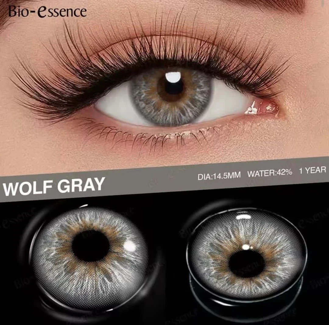 Lentes de contacto - Referencia: WOLF GRAY 4