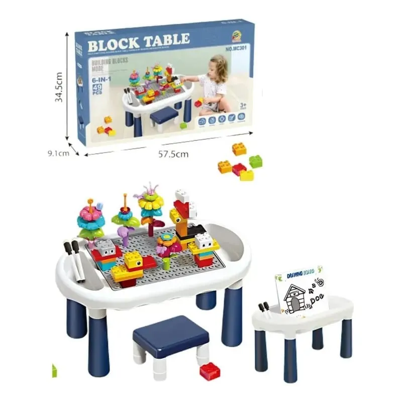 Mesa Infantil de Bloques  3
