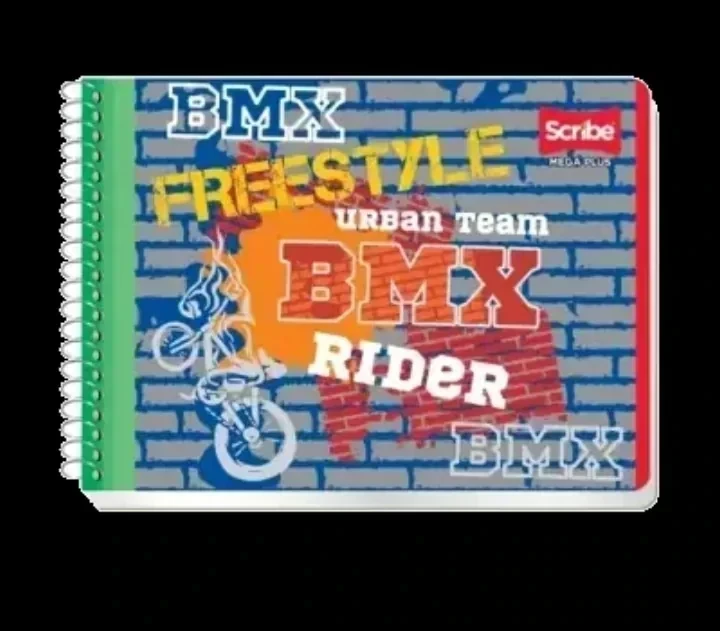 Cuaderno Italiano mega doble raya 100 hojas espiral 