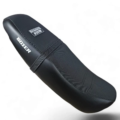 Boxer Ct 100 / Ct 125 / Ks forro Tapizado supermoto negro negro con correa DW