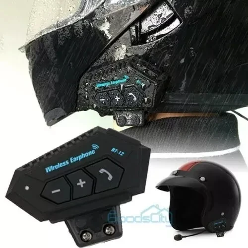 Intercomunicador Bt12 Auriculares moto