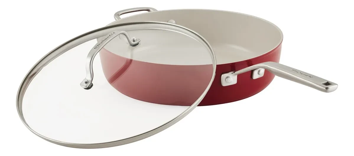 Sarten Kitchenaid 84849 Tapa Antiadherente 4,7l Rojo 3