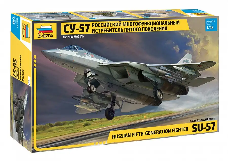 1/48 Zvezda Russian fifth-generation fighter SU-57
