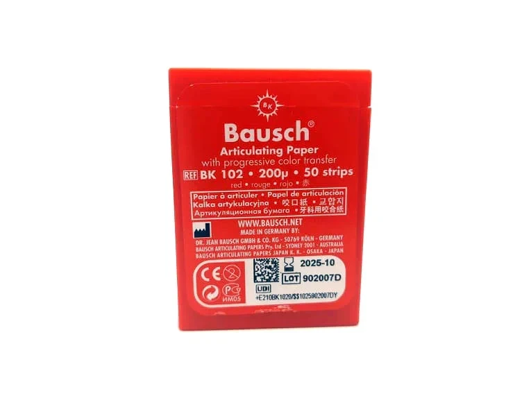 PAPEL ARTICULAR BAUSCH ROJO