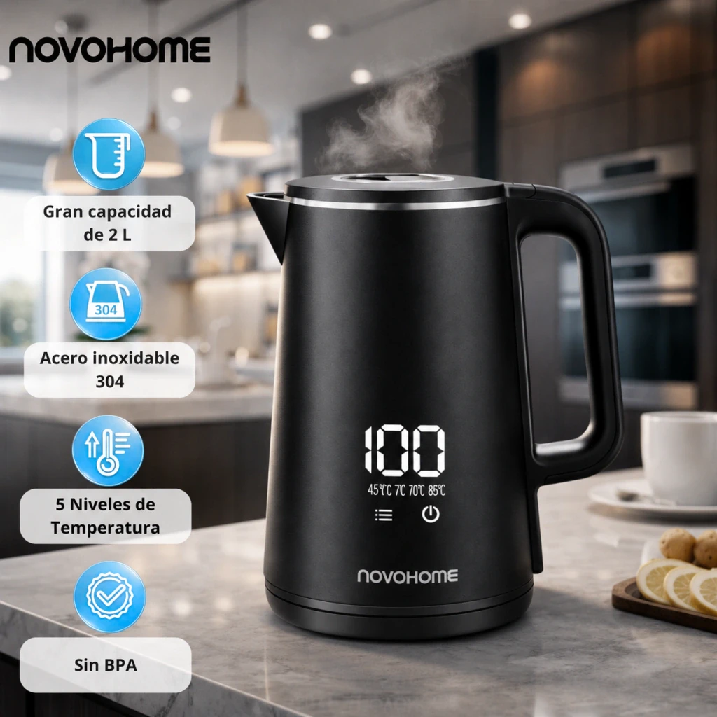PAVA ELÉCTRICA DIGITAL NOVOHOME 2LTS 2