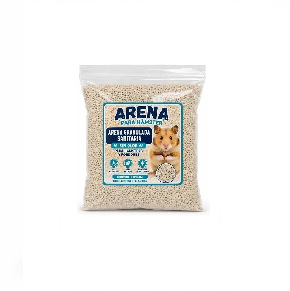 Arena granulada sanitaria para hamster 