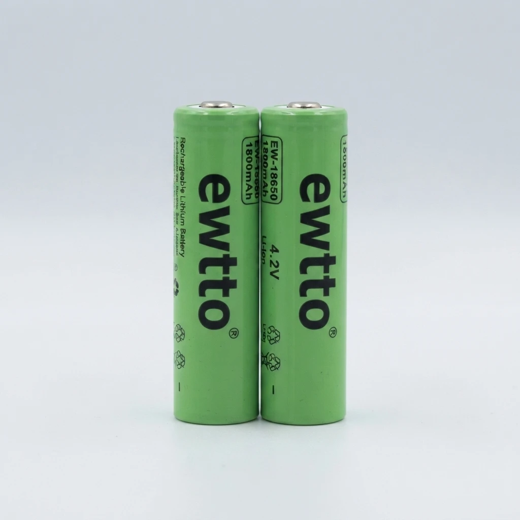 Baterías Recargables de Litio 18650 4.2V Ewtto | Electrónica Joma