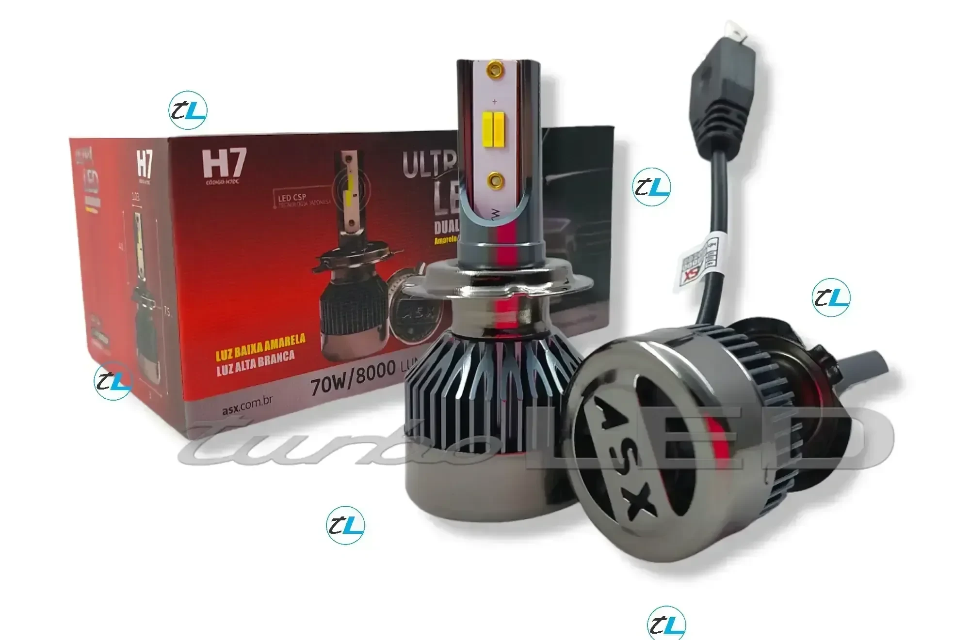LED FARO H7 ASX (504054) DUAL COLOR