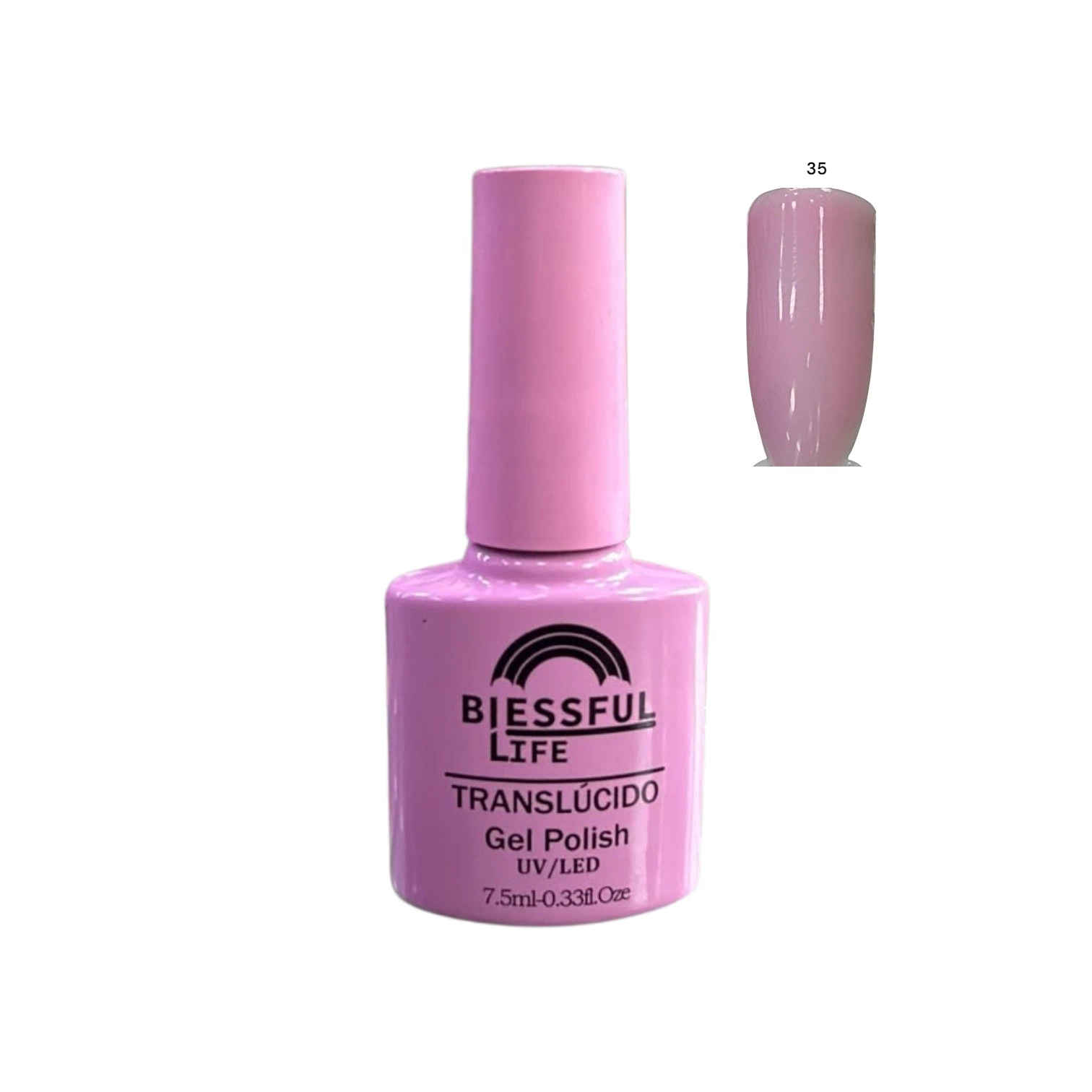 biessful life esmalte semi permanente traslucido 35