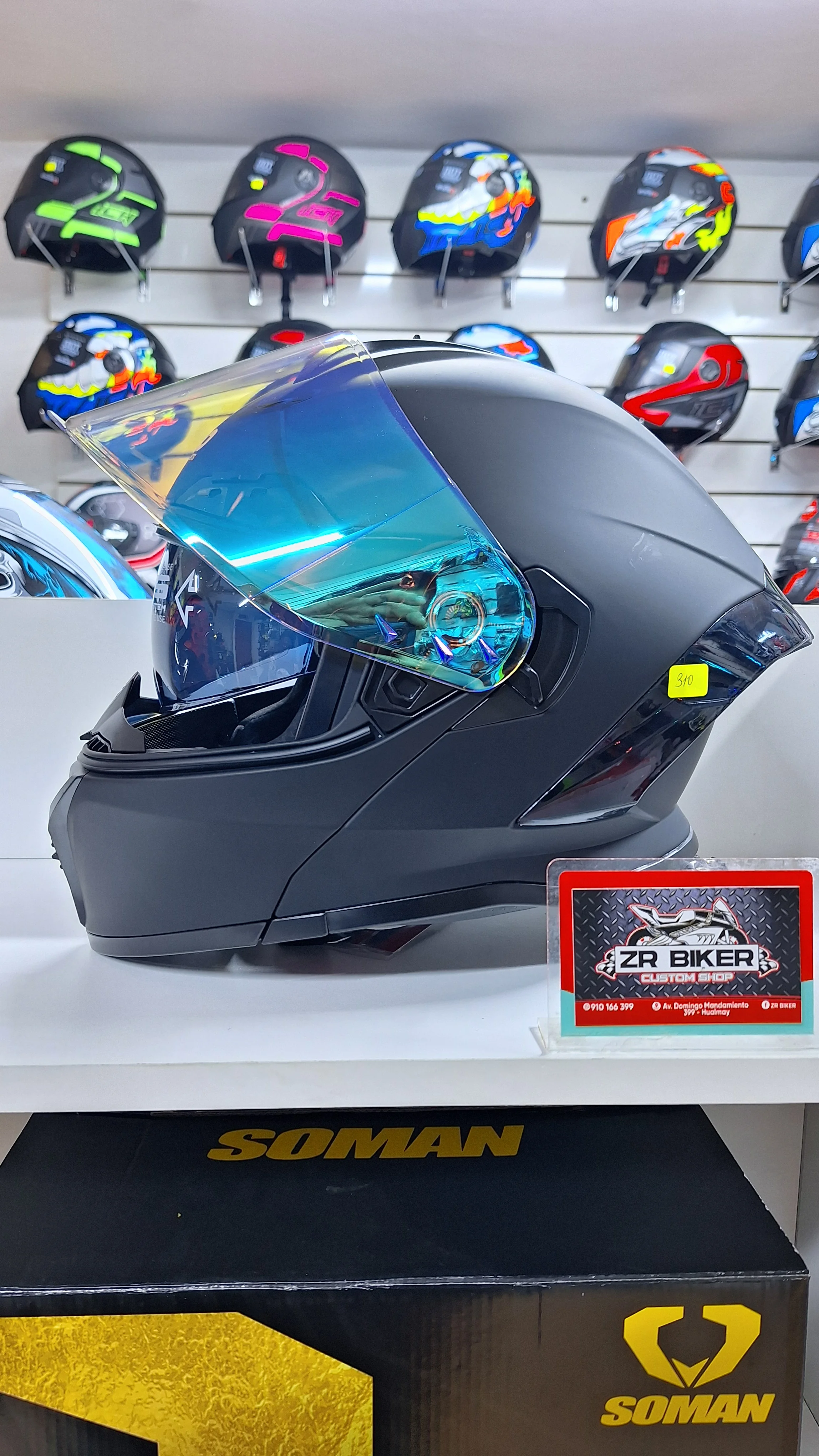 CASCO REVO BLUE MATTE 2