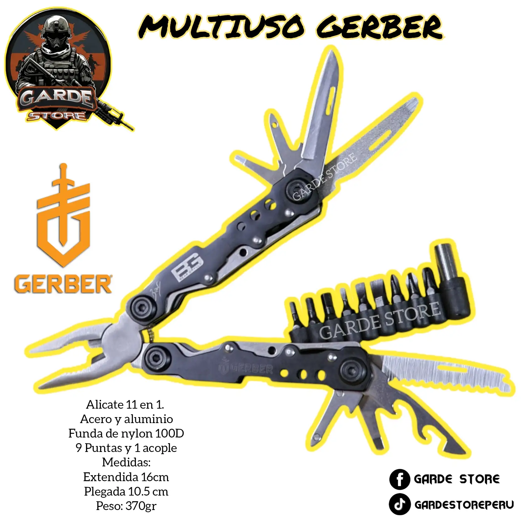 ALICATE MULTIUSO GERBER  4
