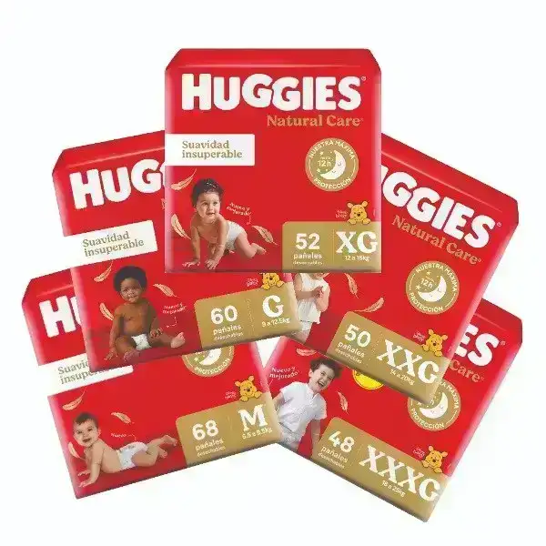 HUGGIES NATURAL CARE - 5 TALLES