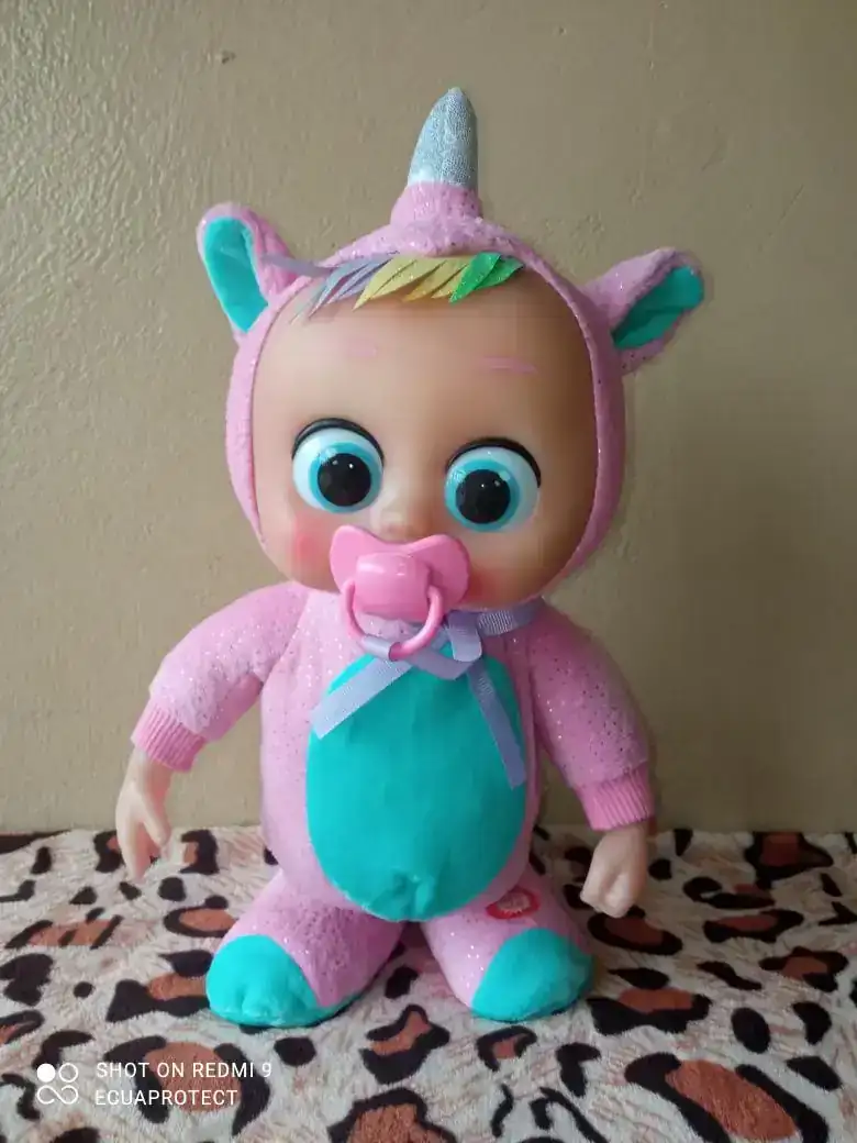 BEBE LLORON UNICORNIO ROSA 🦄🩷