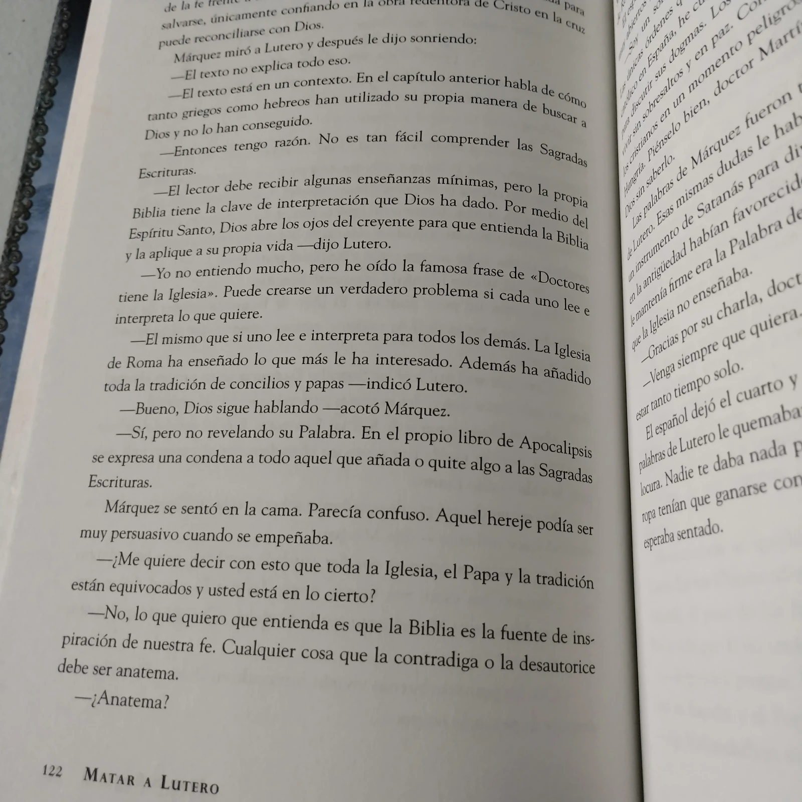 Matar a Lutero, Mario Escobar, usado  3