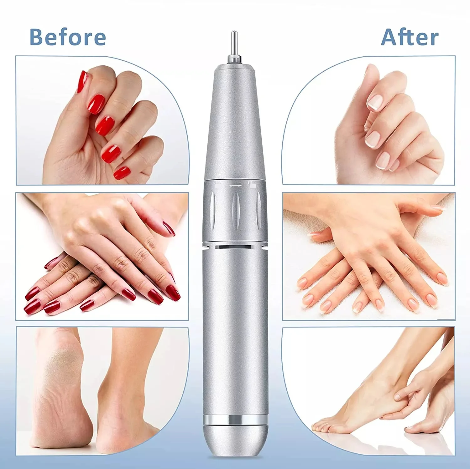 Pulidor de Uñas Portatil Recargable  Inalámbrico 8