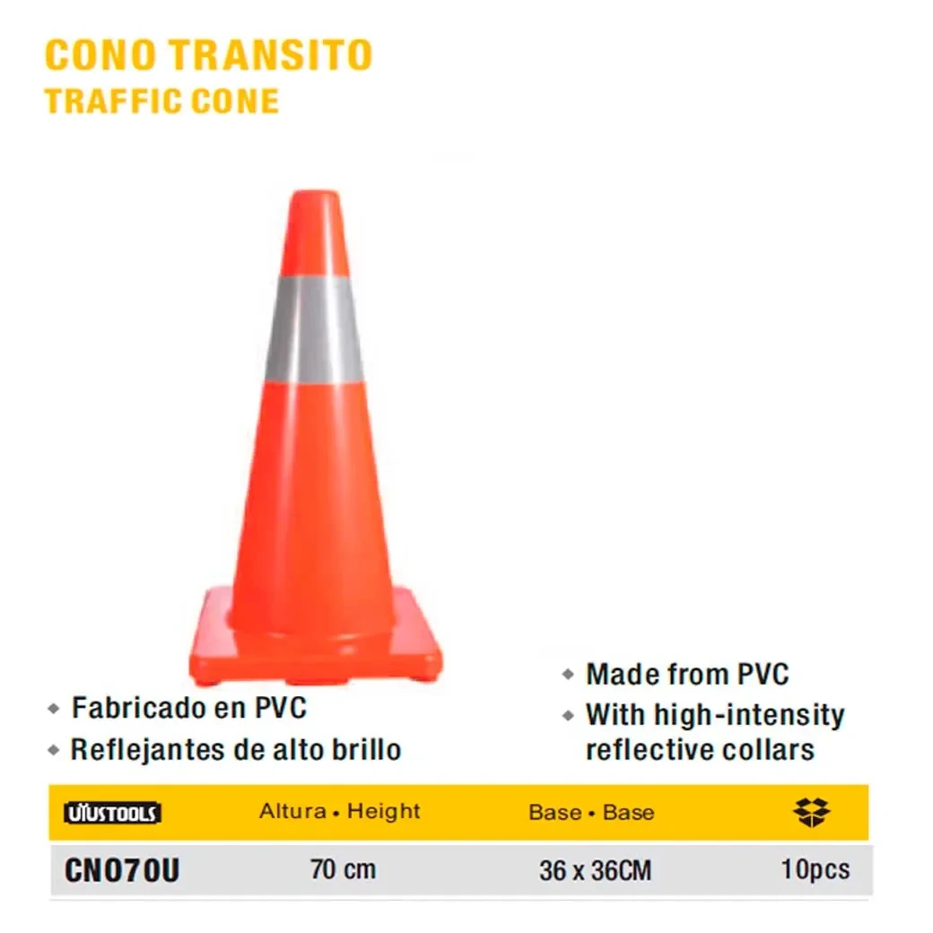 CONO PARQUEO NARANJA UYUST 70 cm