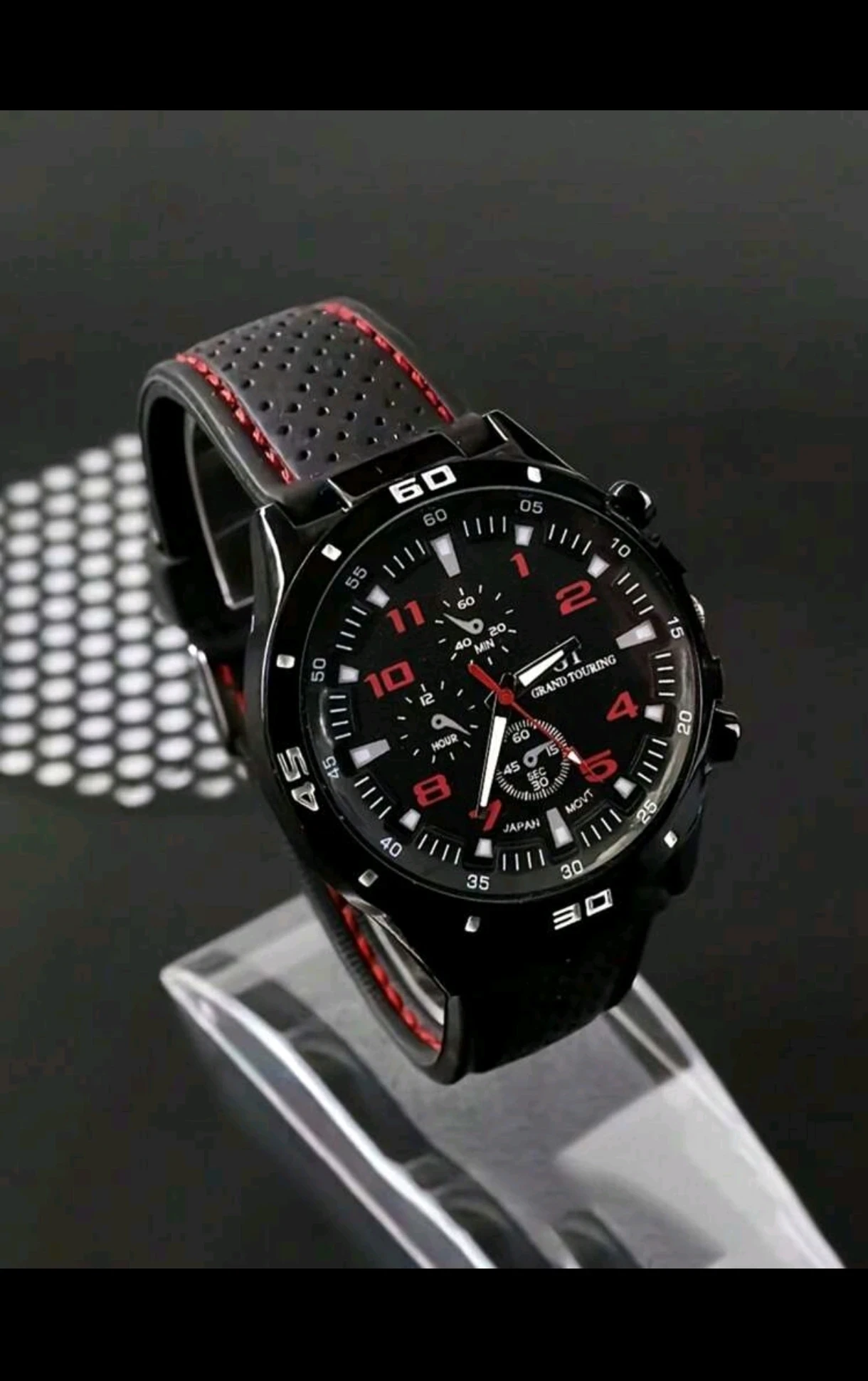 Reloj Deportivo GT Grand Touring Racing - Black & Red 3
