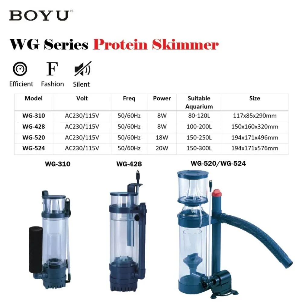 Skimmer Separador de Proteina Boyu Wg-310 2