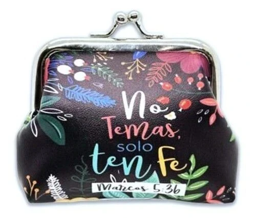 Monedero vintage con broche No temas 2