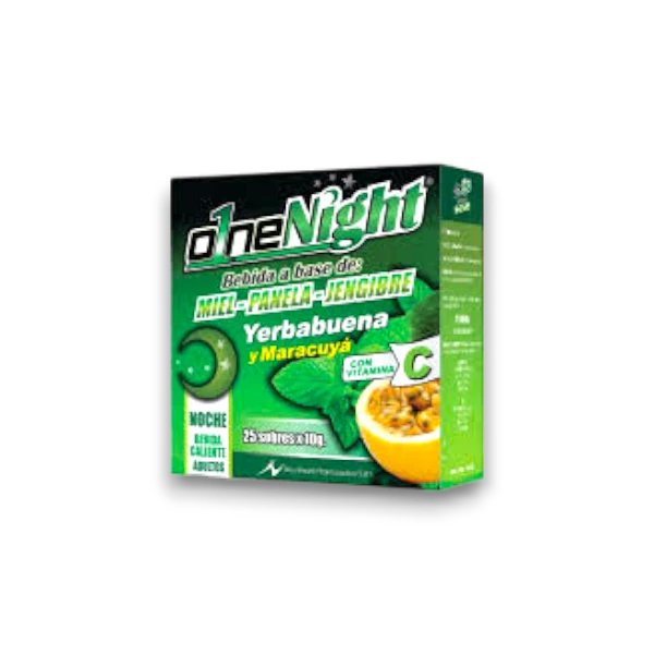 ONE NIGHT YERBABUENA MARACUYA X 24 SOBRES