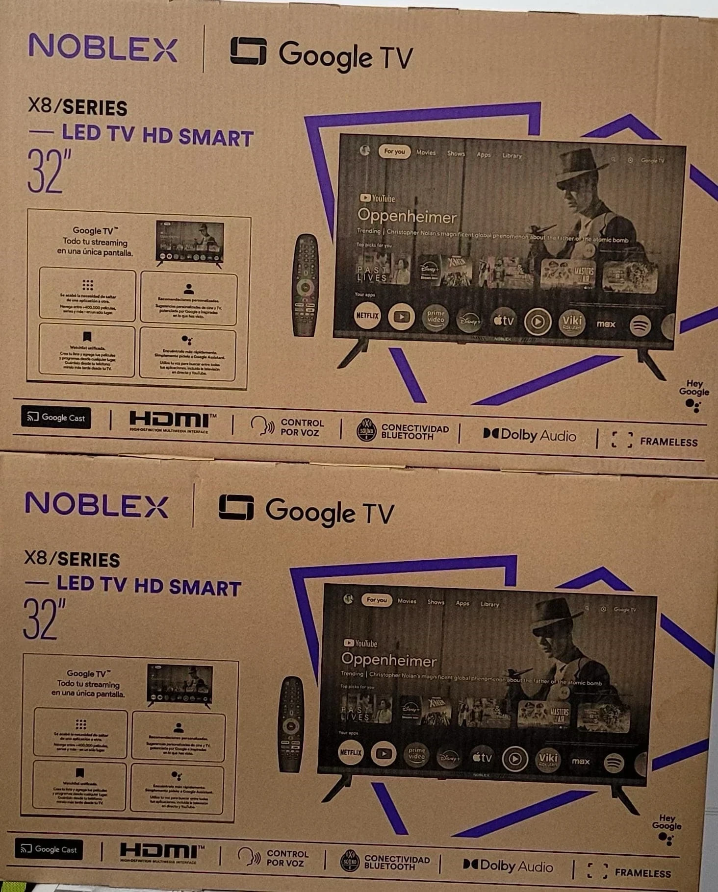 SMART TV NOBLEX 32" CON GOOGLE TV